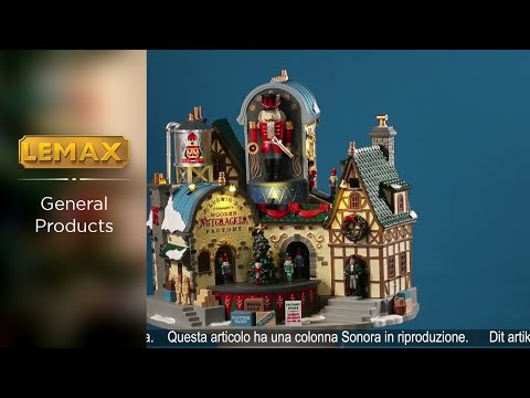 Video of a Lemax nutcracker factory