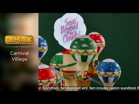 This video showcases the intricate details of this specific Lemax item.