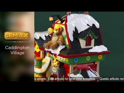 This is a video showcasing the intricate details of this specific Lemax building.