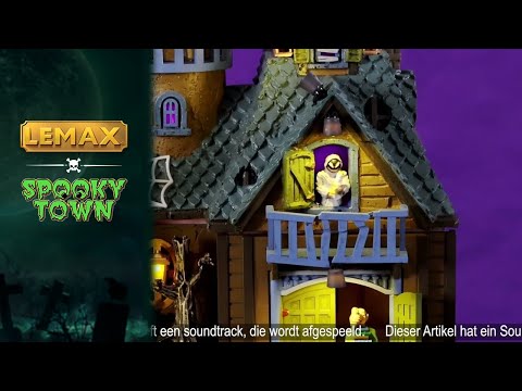 This is a video showing off the intricate details of this Lemax Sights and Sounds building.