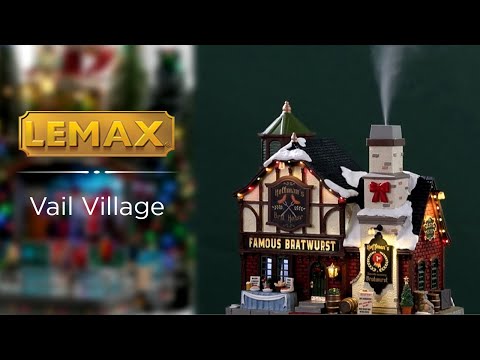 Lemax Vail Village Lighted Building: Hoffman's Brat House #35025