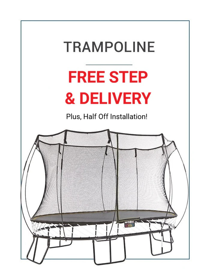 Fill out the form to get 50% Off Trampoline Installation + Free Delivery with Springfree Trampoline Purchase.