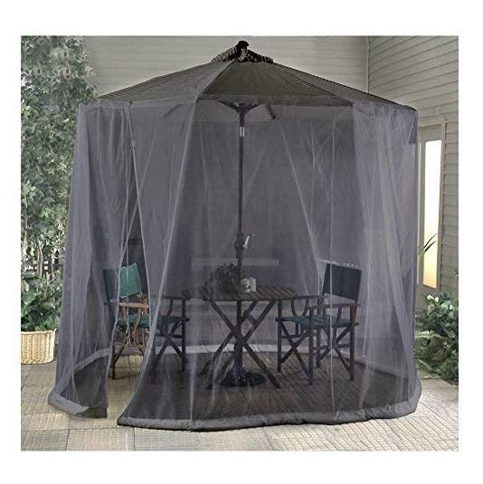 Outdoor 9' Umbrella Table Screen Patio Enclosure by Jobar