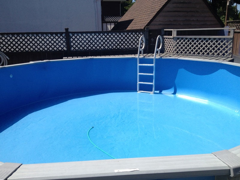 48"-52" Plain Blue Overlap Above Ground Pool Liner