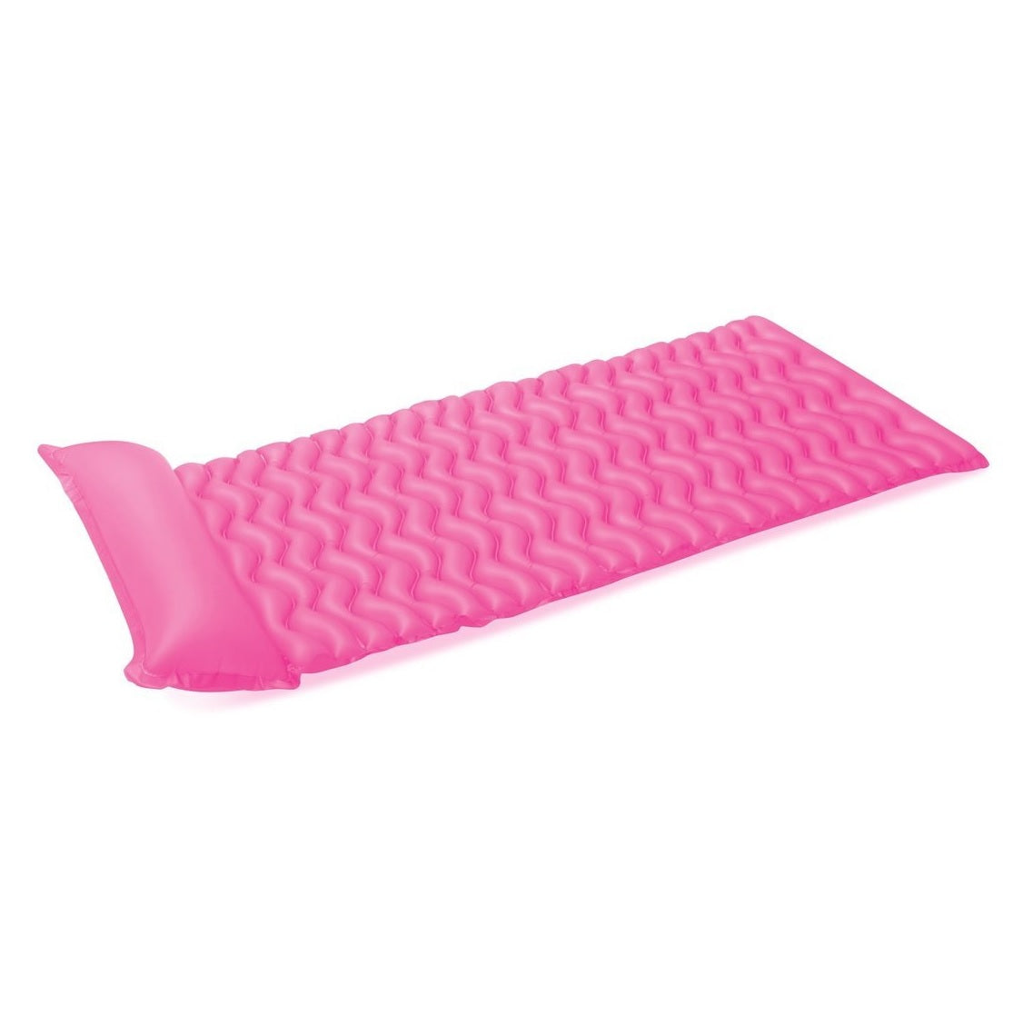 Inflatable pool mattress. This one is pink.