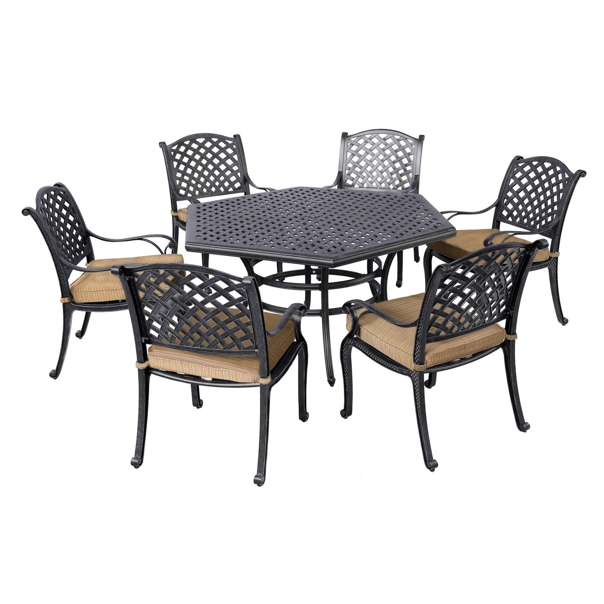 Stonegate Cast Aluminum Cushioned Patio Dining Sets