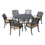 Stonegate Cast Aluminum Cushioned Patio Dining Sets