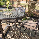 Stonegate Cast Aluminum Cushioned Patio Dining Sets
