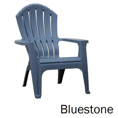 Bluestone colored Adirondack chair.