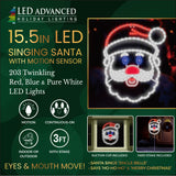 LED singing Santa decoration.