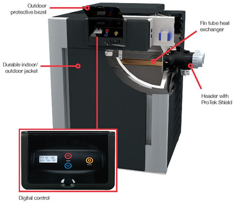 Raypak Digital Natural Gas Pool Heater