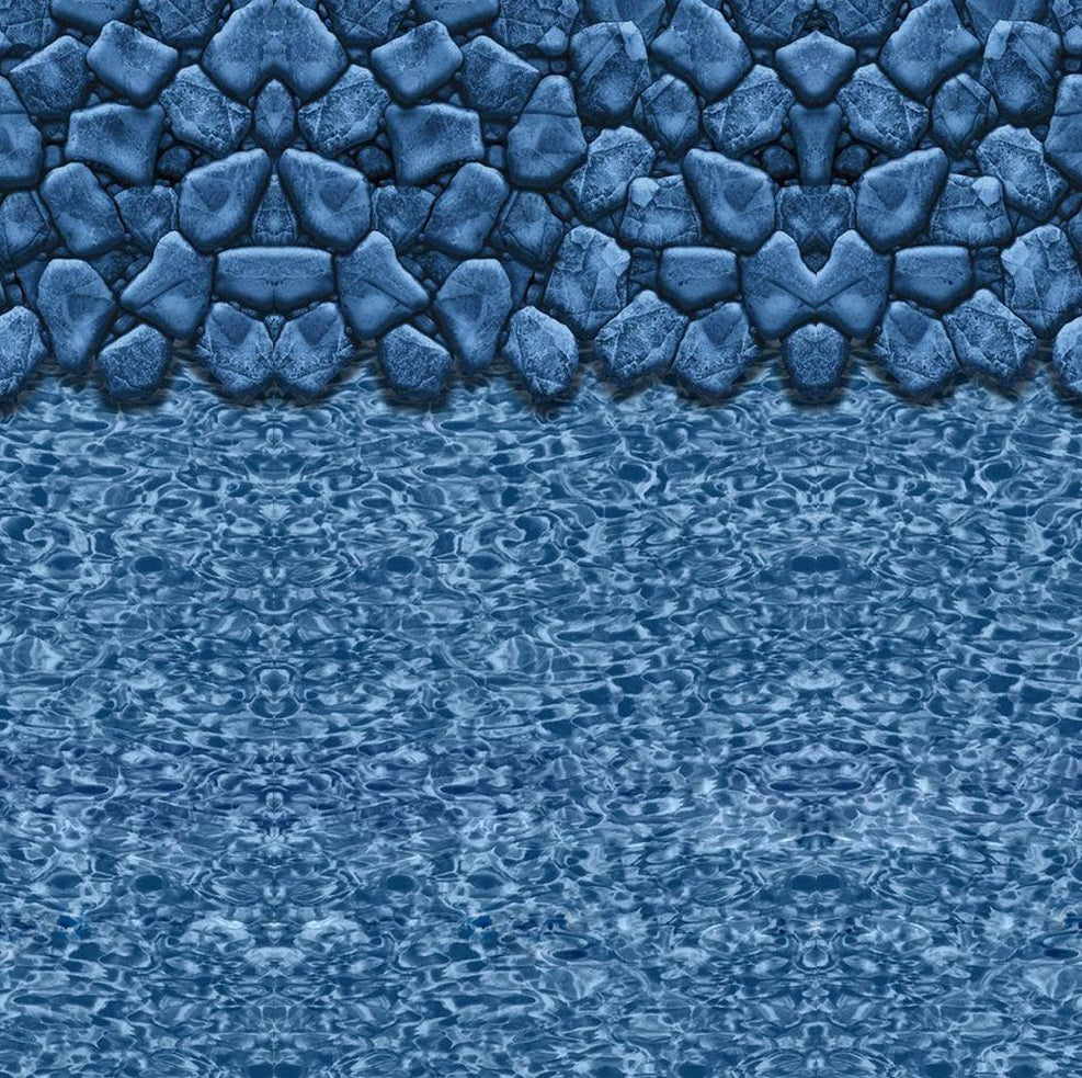 48"-54" Boulder Swirl Above Ground Swimming Pool Overlap Liner