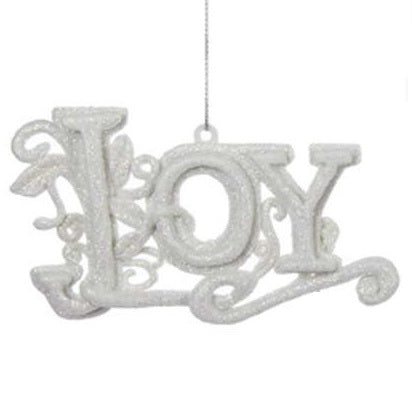 Ornaments read "LOVE" or "PEACE" or "JOY" or "HOPE."