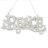 Ornaments read "LOVE" or "PEACE" or "JOY" or "HOPE."