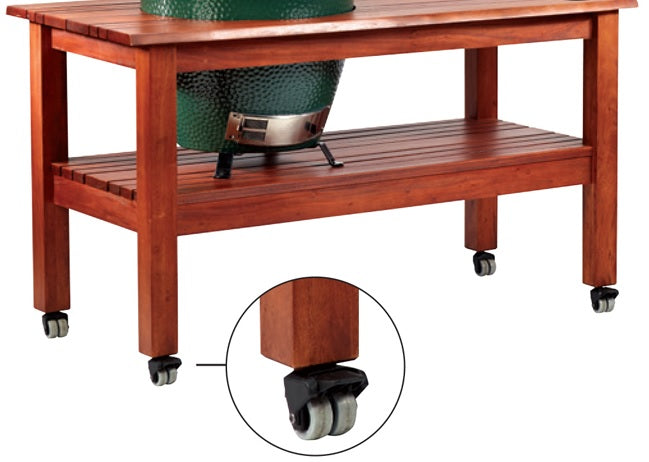 Big Green Egg 2" Swivel Caster Kit for Cypress/Mahogany EGG Tables