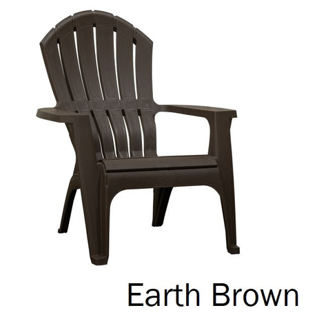 Earth Brown colored Adirondack chair.