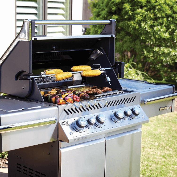 Charbrofire Grillplatte Für Napoleon Prestige 500/Pro 500 – Gusseisen, Wendbar, 44 X 33 Cm