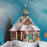 Lemax Vail Village Lighted Building: Pinewood Springs Chapel #95477