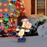 24" Pre-Lit Peanuts® Snoopy on Ice Skates Outdoor Holiday Decoration