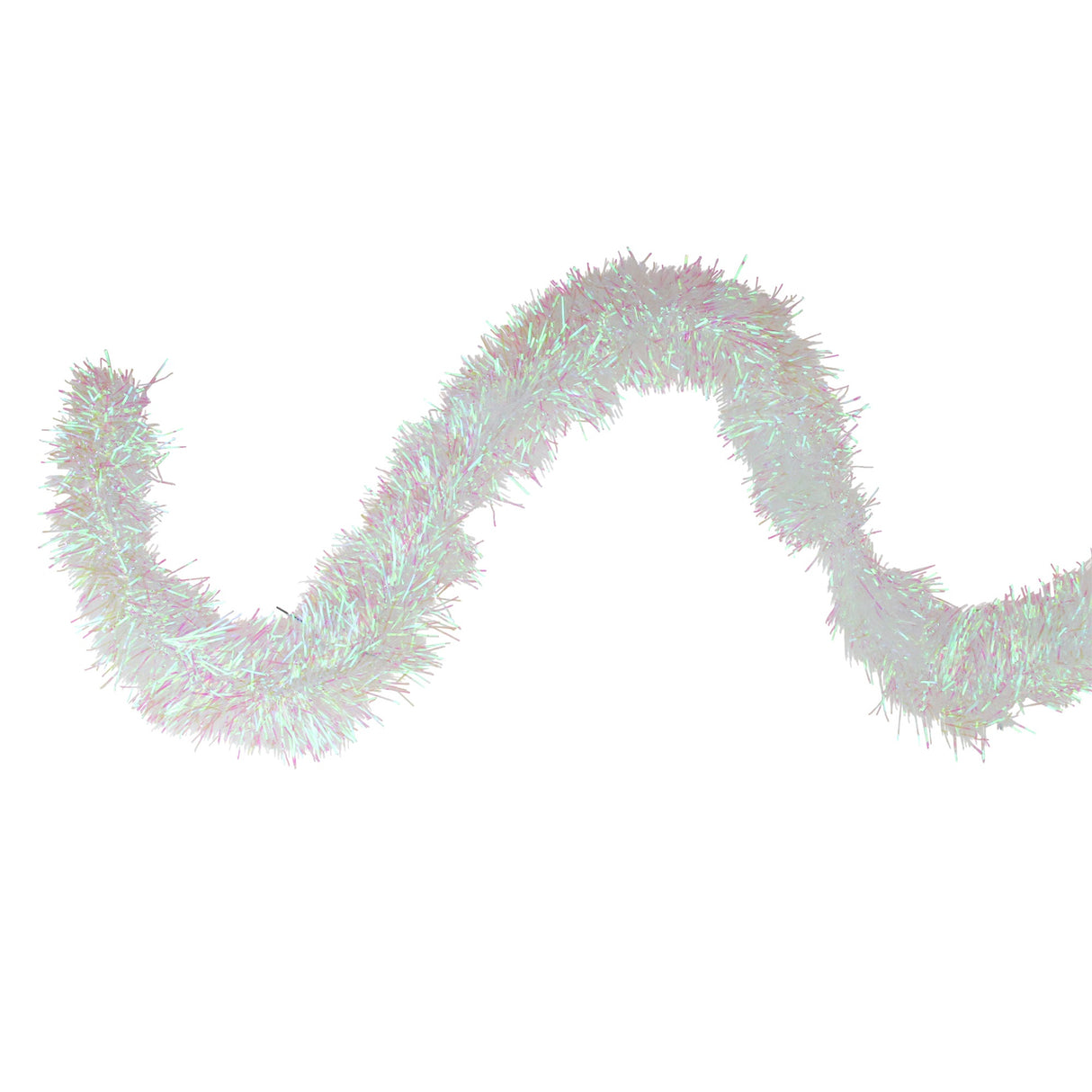 10' Fancy Iridescent Starburst Reusable Tinsel Garland