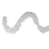 10' Fancy Iridescent Starburst Reusable Tinsel Garland