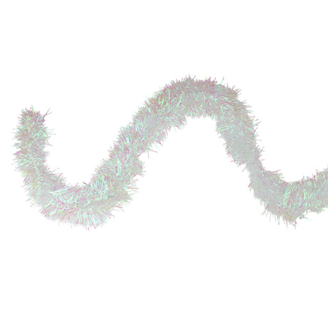 10' Fancy Iridescent Starburst Reusable Tinsel Garland