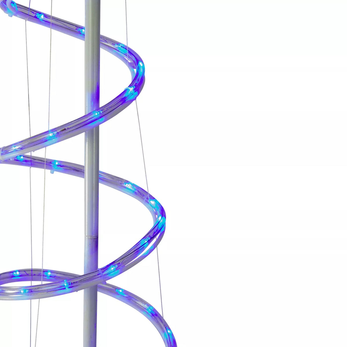 7' LED Rope Light Spiral Tree Decorations