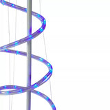 7' LED Rope Light Spiral Tree Decorations