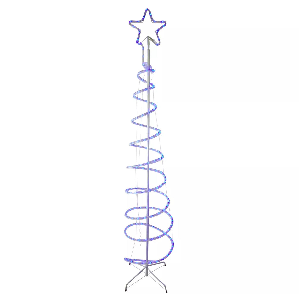 7' LED Rope Light Spiral Tree Decorations