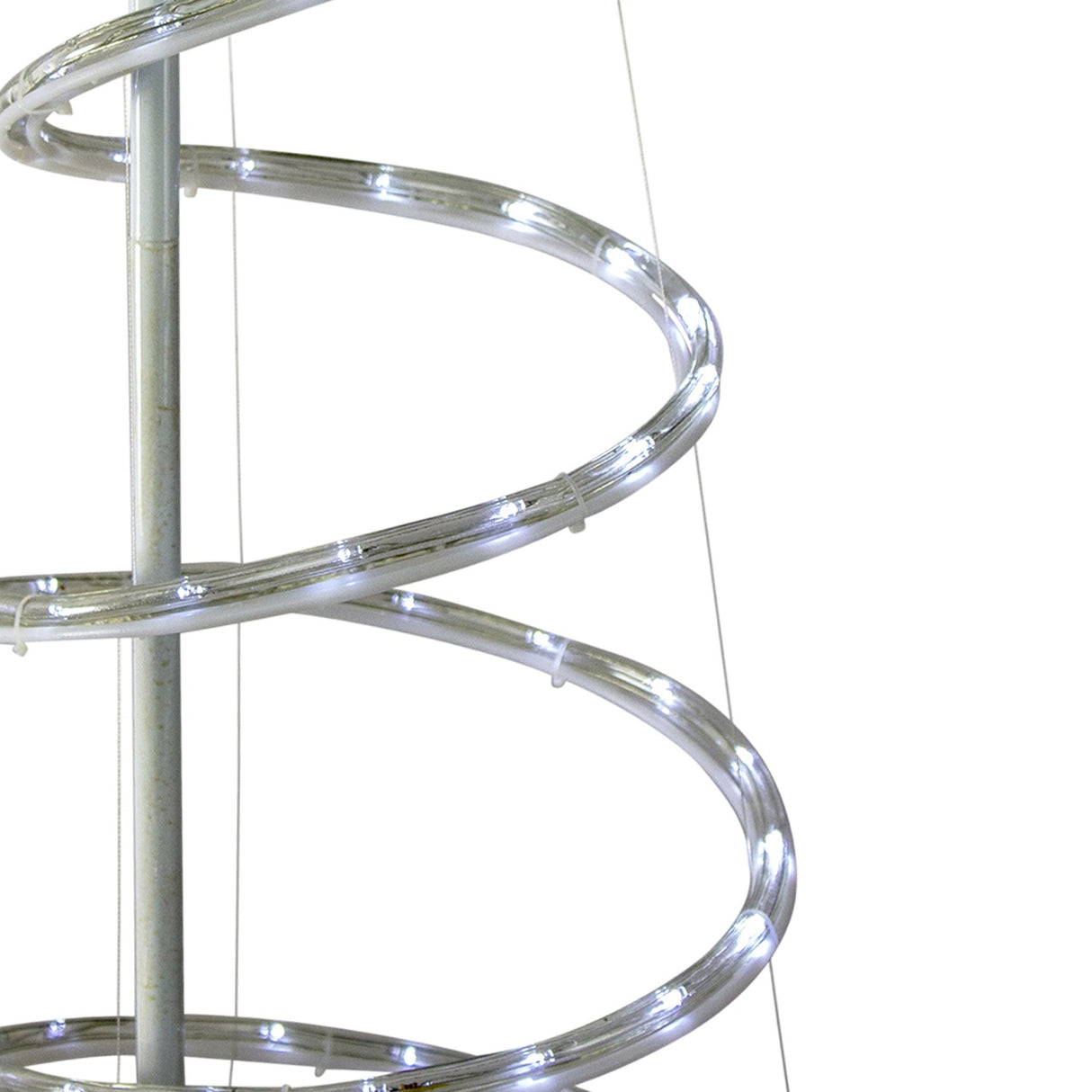 7' LED Rope Light Spiral Tree Decorations