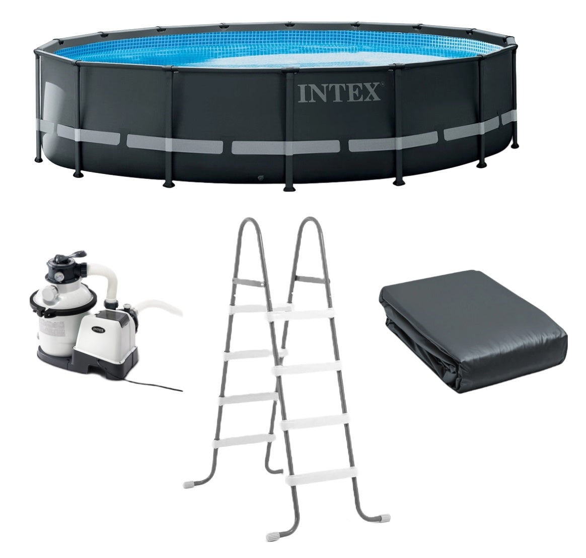 Intex 16' x 48" Ultra XTR Frame Pool Set with Sand Filter Pump