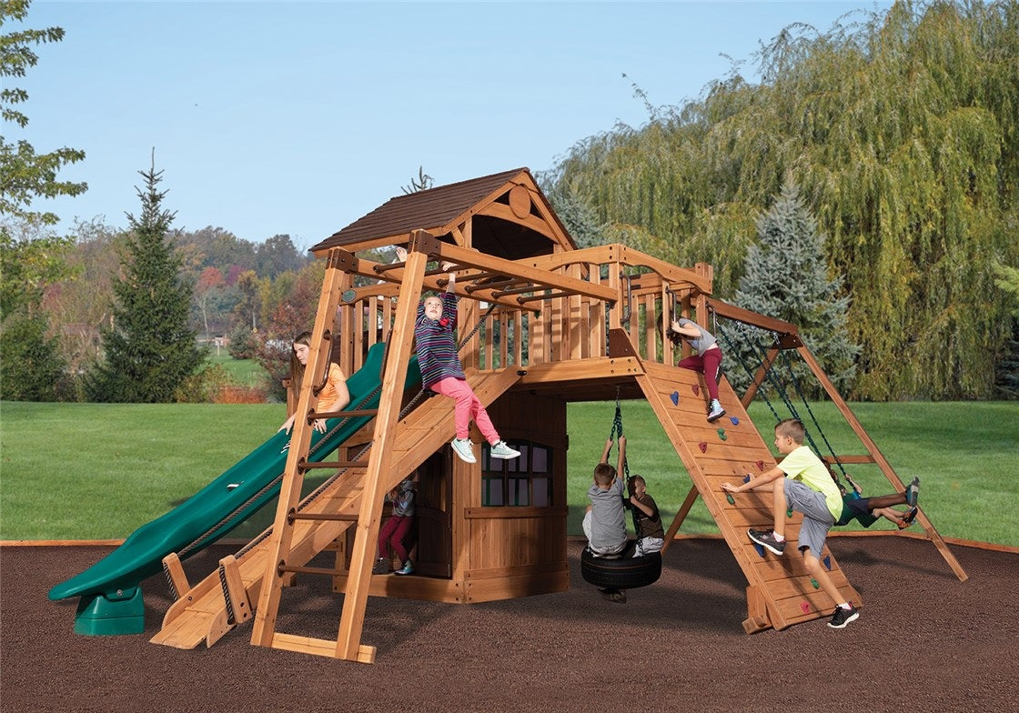 Olympian Outlook XL 4 Play Set by Backyard Adventures