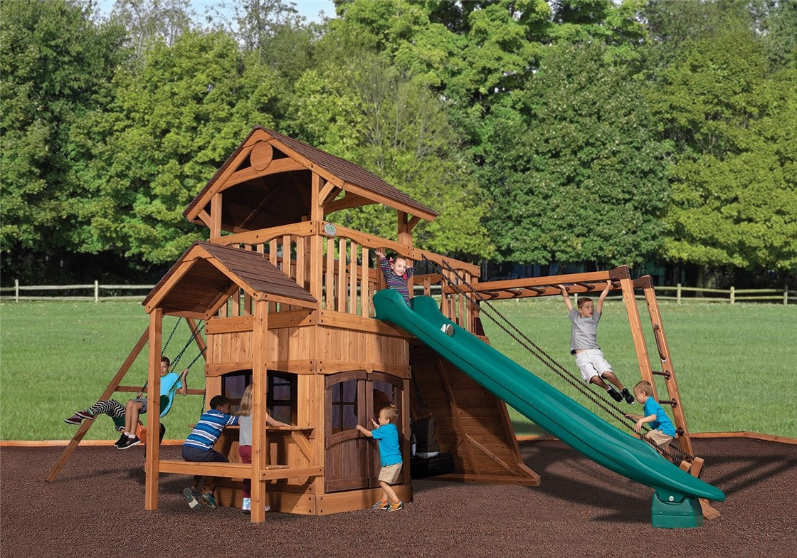 Olympian Outlook XL 4 Play Set by Backyard Adventures