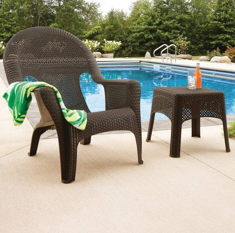 Woven Patio Side Tables