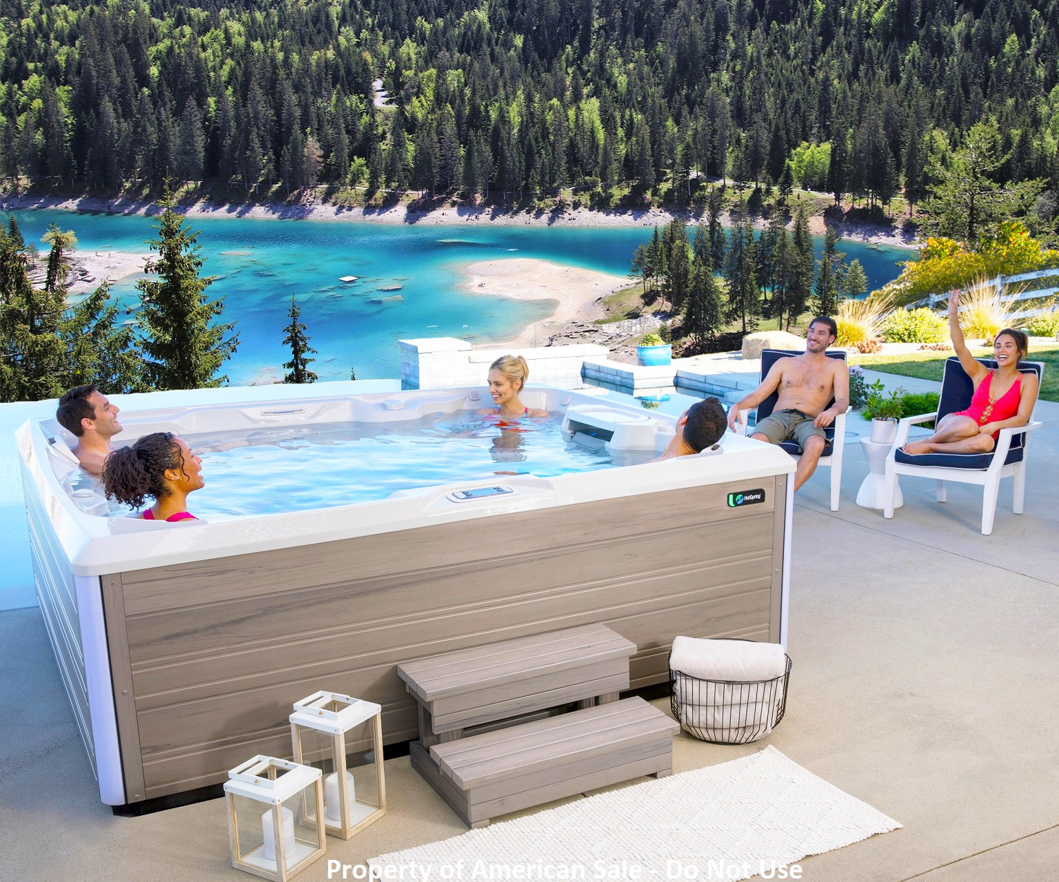Hot Spring Prism 7 Person Hot Tub – American Sale