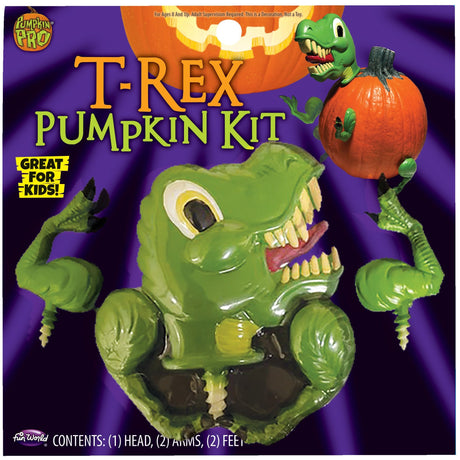 T-Rex Pumpkin Decorating Kit