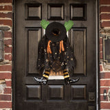 Celestial Sparkle Wrong Way Witch Door Hanger