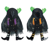 Celestial Sparkle Wrong Way Witch Door Hanger