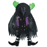 Celestial Sparkle Wrong Way Witch Door Hanger
