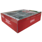 The box of 21 Lemax trees