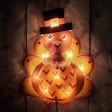 Harvest Shimmer Lighted Turkey Ornamental