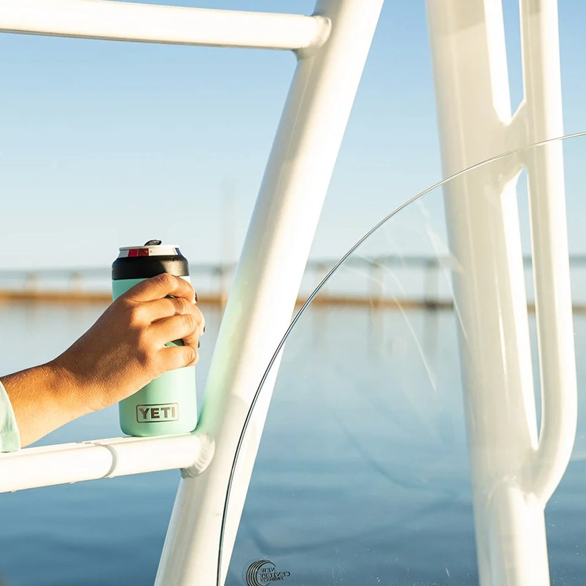Teal Yeti colster.