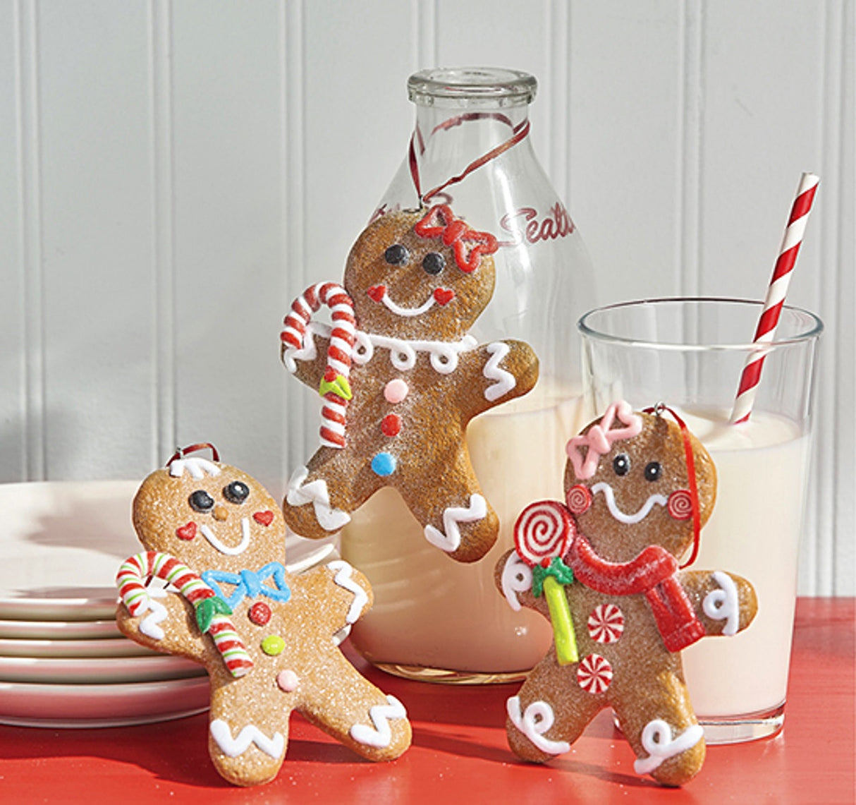 5" Decorated Gingerbread Christmas Ornament
