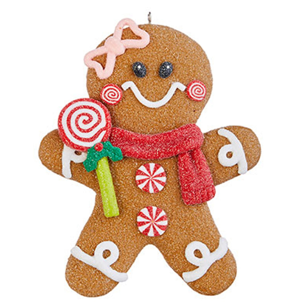 5" Decorated Gingerbread Christmas Ornament