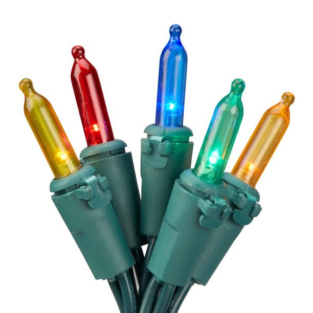 An up close look at mini multi-colored LED lights.