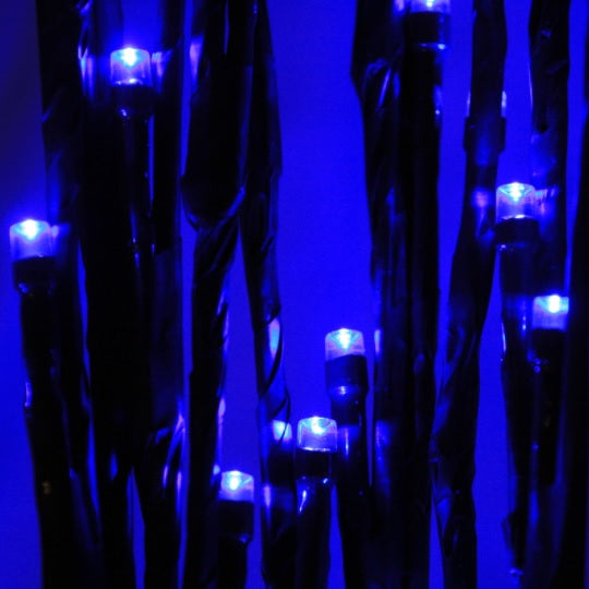 36" LED Twinkle Light Burst Twig Bush Light-Up Wire Decor