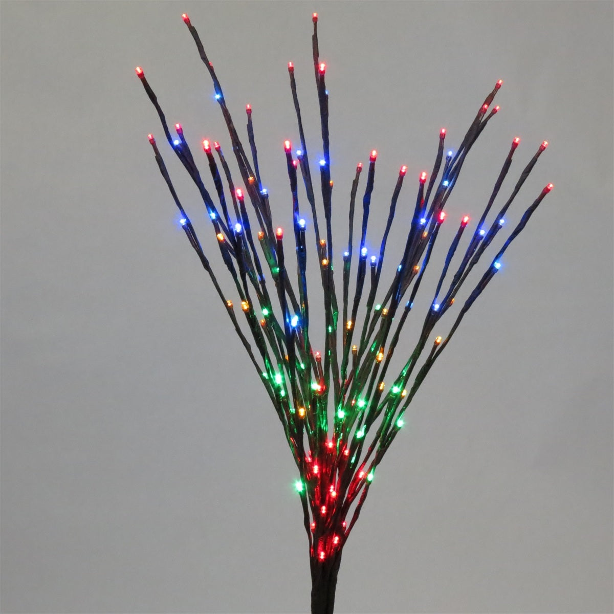 36" LED Twinkle Light Burst Twig Bush Light-Up Wire Decor