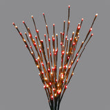 36" LED Twinkle Light Burst Twig Bush Light-Up Wire Decor
