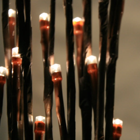 36" LED Twinkle Light Burst Twig Bush Light-Up Wire Decor