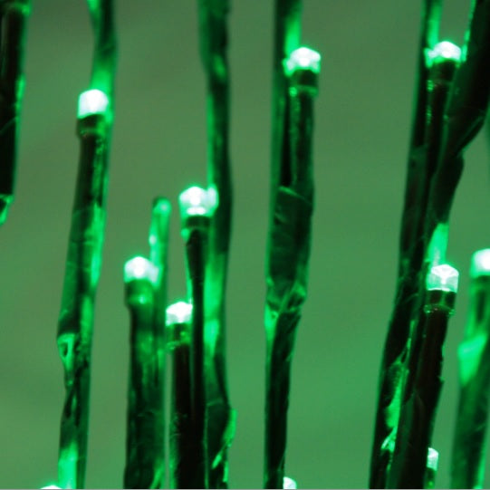 36" LED Twinkle Light Burst Twig Bush Light-Up Wire Decor